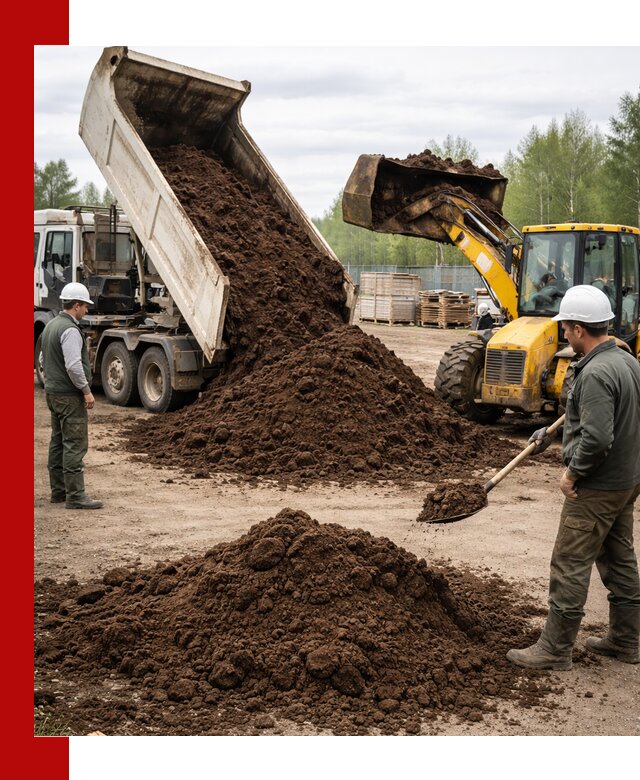 Доставка торфа оптом и в мешках в Осинниках