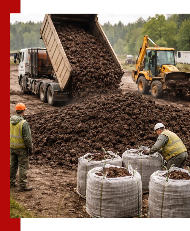 Доставка нейтрального торфа в Осинниках оптом и в розницу