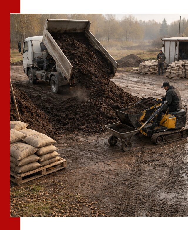 Кислый торф в доставке по выгодным ценам в Осинниках