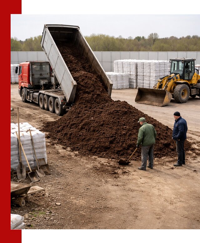 Доставка торфяных смесей оптом и в розницу в Осинниках