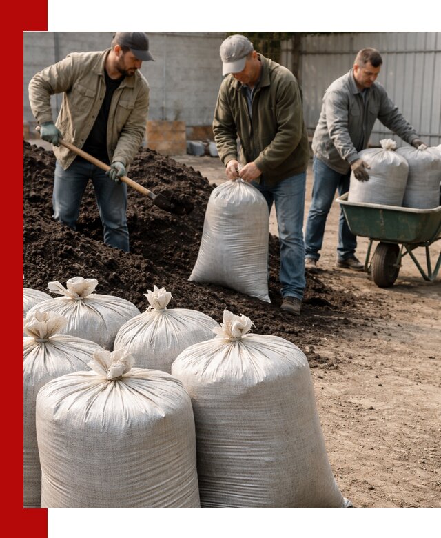 Купить чернозем в мешках с доставкой в Осинниках