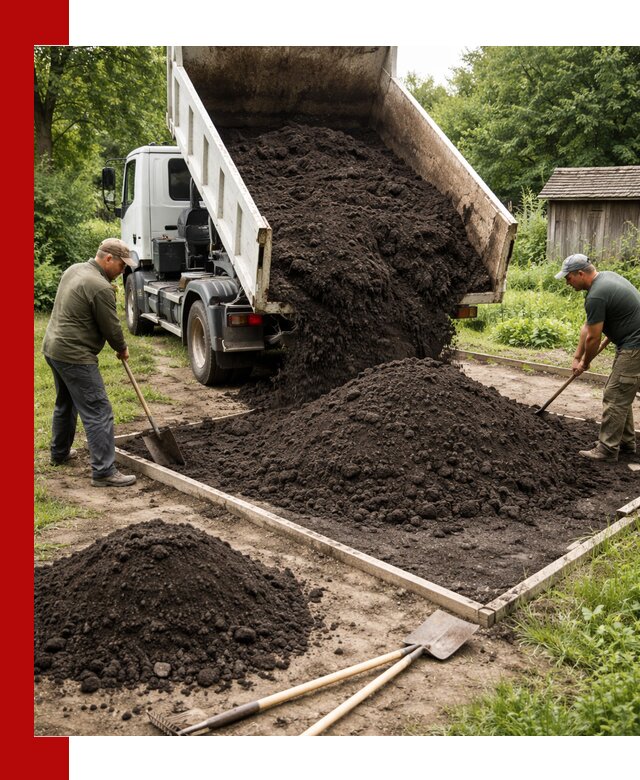 Купить чистый чернозем для огорода с доставкой в Осинниках