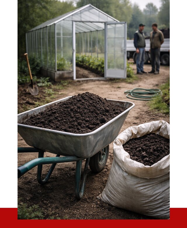 Чернозем для теплицы в Осинниках с доставкой от 1538 р. | ПРОНЕРУДСнн