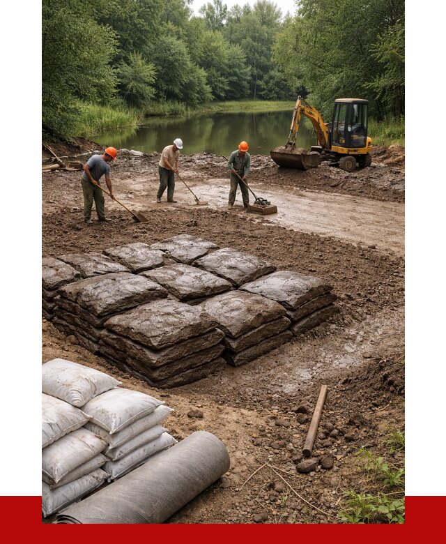 Купить глину для пруда в Осинниках от 4613 р. с доставкой | ПРОНЕРУДСнн
