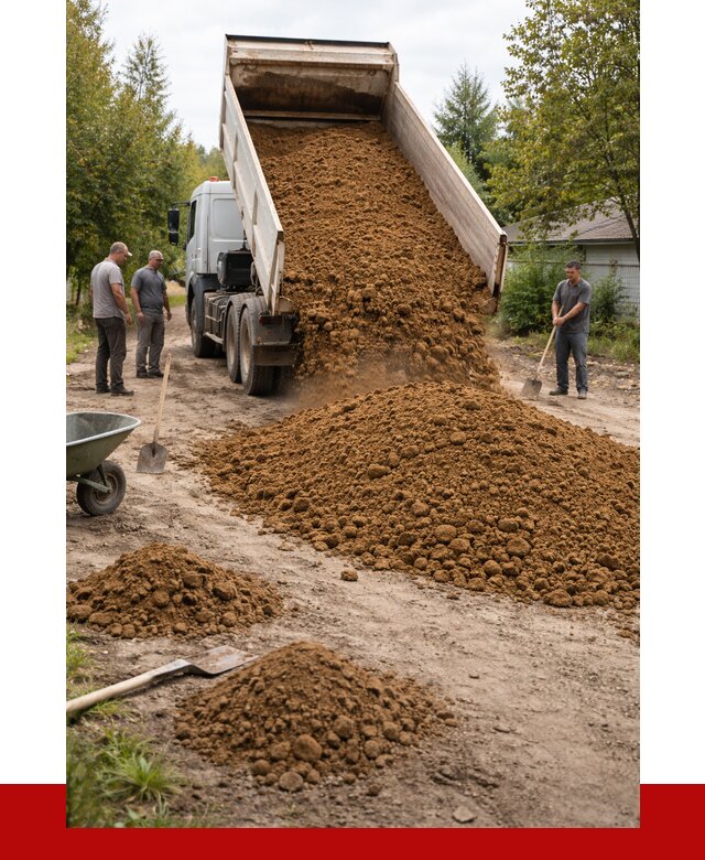 Купить суглинок с доставкой в Осинниках от 2563 р. за куб | ПРОНЕРУДСнн