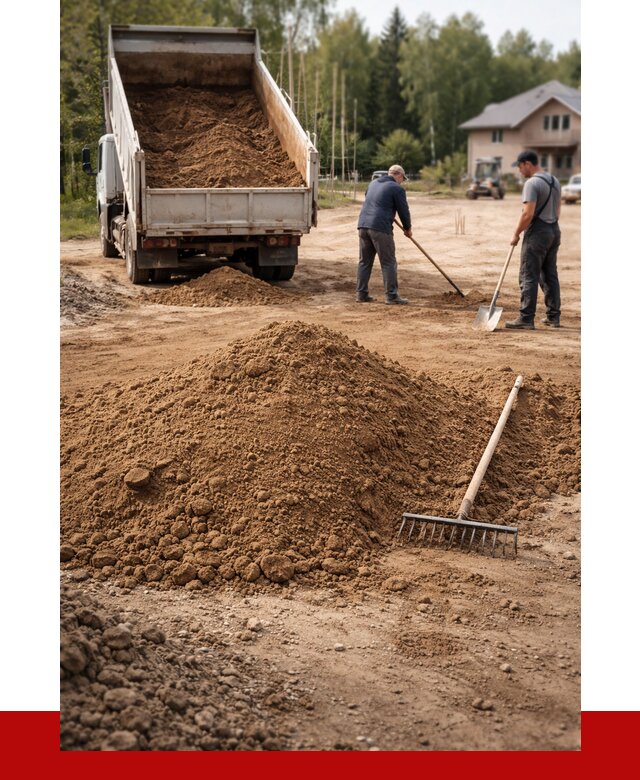 Суглинок для планировки в Осинниках с доставкой от 4305 р. | ПРОНЕРУДСнн