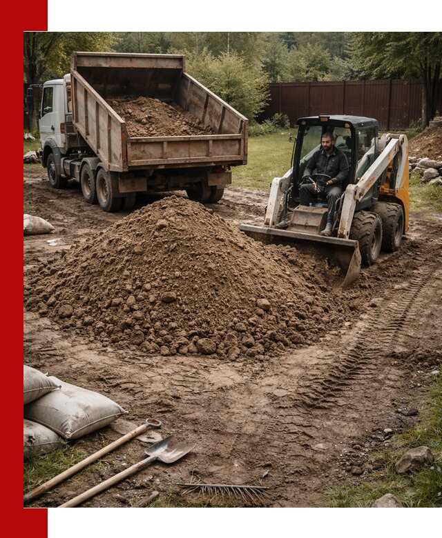 Суглинок для планировки участков в Осинниках с доставкой и выгрузкой