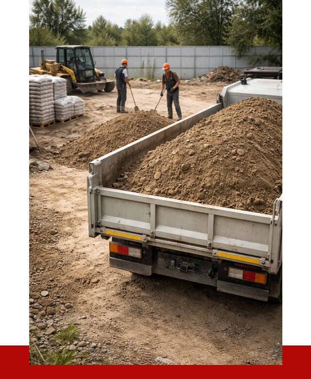 Супесь с доставкой в Осинниках от 2511 р. за куб | ПРОНЕРУДСнн