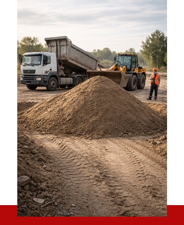 Купить песчаный грунт с доставкой в Осинниках от 4305 р. | ПРОНЕРУДСнн