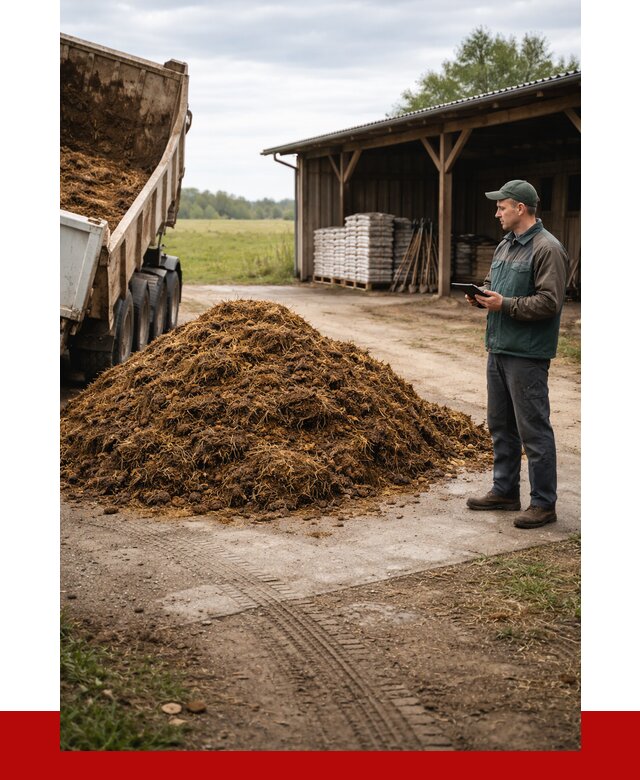 Купить навоз с доставкой в Осинниках от 1230 р. за куб | ПРОНЕРУДСнн