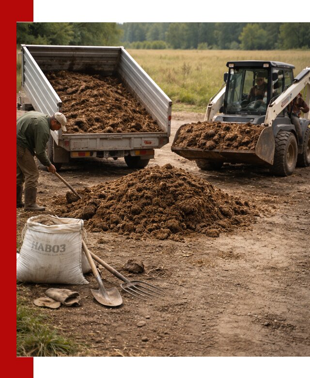 Доставка конского навоза в Осинниках с разгрузкой и доставкой на объект