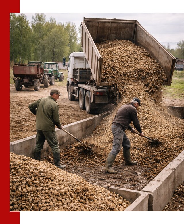 Куриный помет с доставкой в Осинниках оптом и в розницу