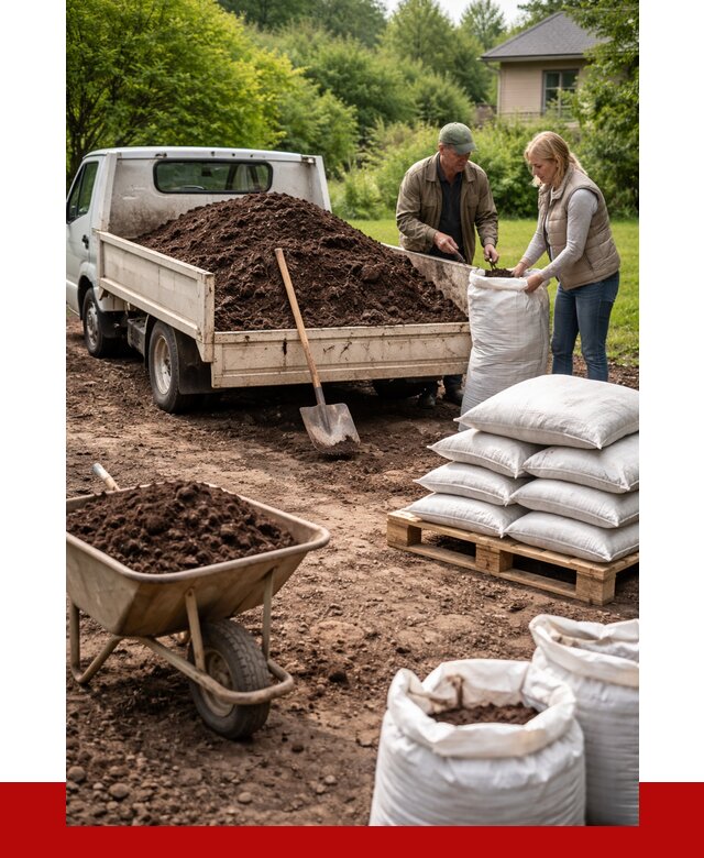 Перегной в мешках с доставкой в Осинниках от 2255 р. | ПРОНЕРУДСнн