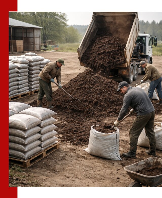 Доставка компоста оптом и в розницу в Осинниках
