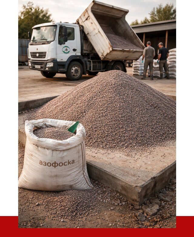 Купить азофоска в Осинниках с доставкой от 1230 р. за куб | ПРОНЕРУДСнн