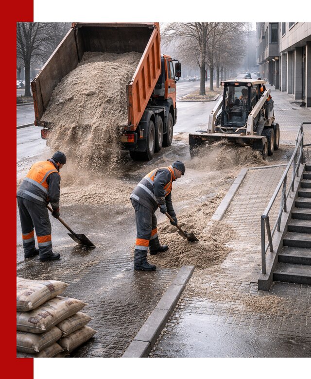 Поставка противогололедных материалов в Осинниках