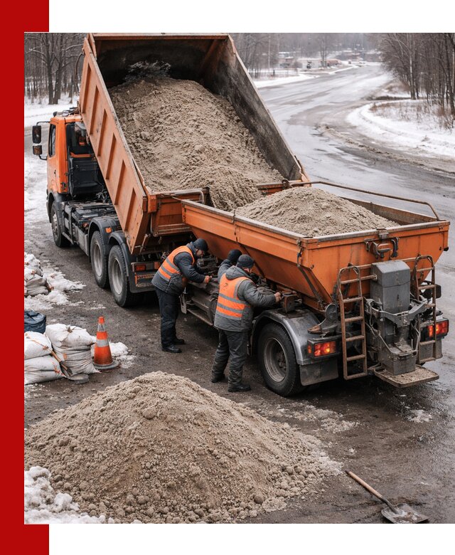 Поставка и вывоз пескосоля в Осинниках оптом и в розницу