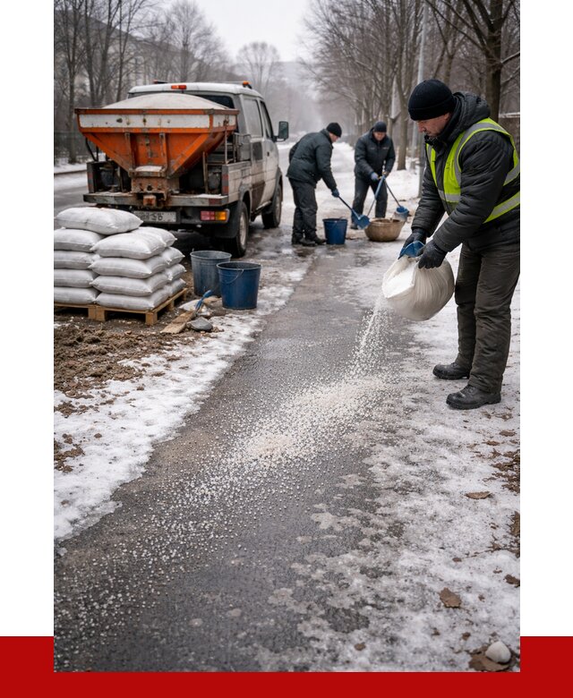 Реагент против гололеда в Осинниках с доставкой от 4613 р. | ПРОНЕРУДСнн