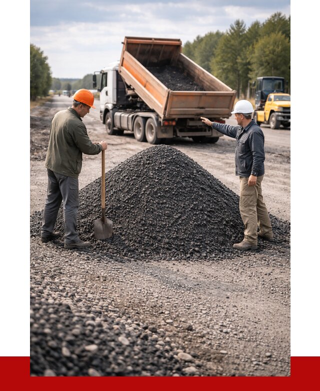 Купить асфальтовую крошку для дорог в Осинниках от 4305 р. | ПРОНЕРУДСнн