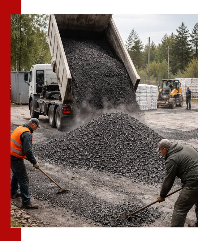 Доставка и продажа асфальтного гранулята в Осинниках