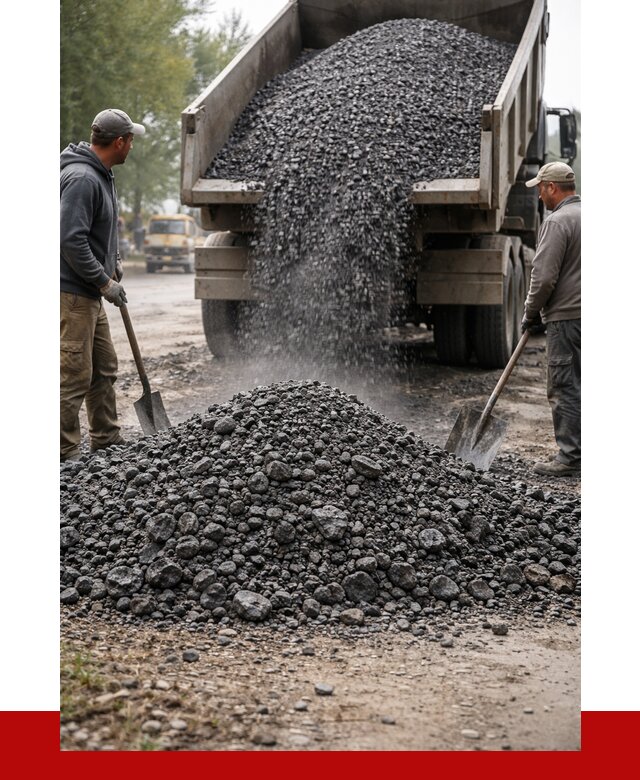 Дробленый асфальт в Осинниках от 2870 р. с доставкой | ПРОНЕРУДСнн