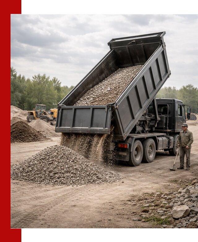 Доставка самосвалом 30 м3 по выгодным ценам в Осинниках