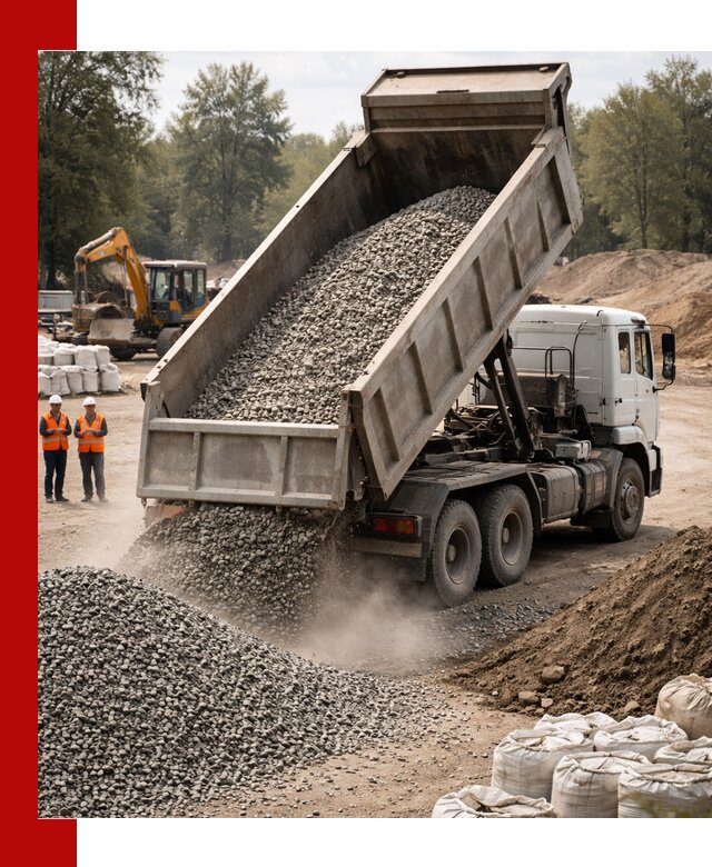 Аренда самосвала в Осинниках для доставки сыпучих и нерудных материалов