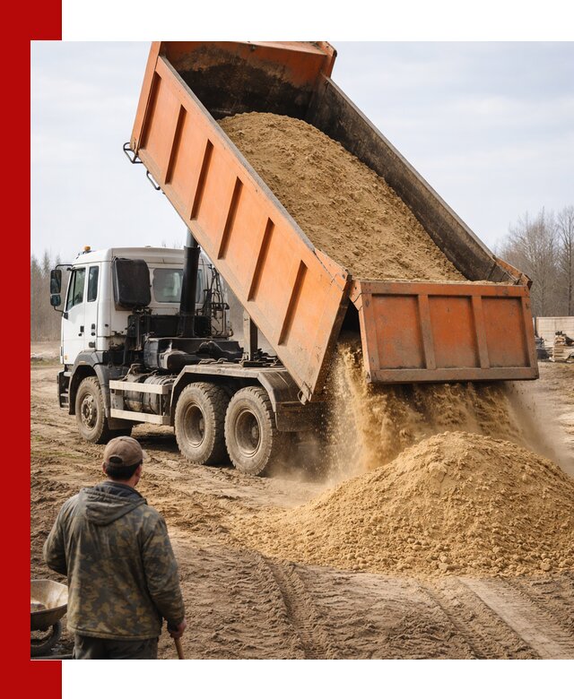 Аренда самосвала 20 тонн для перевозки грузов в Осинниках