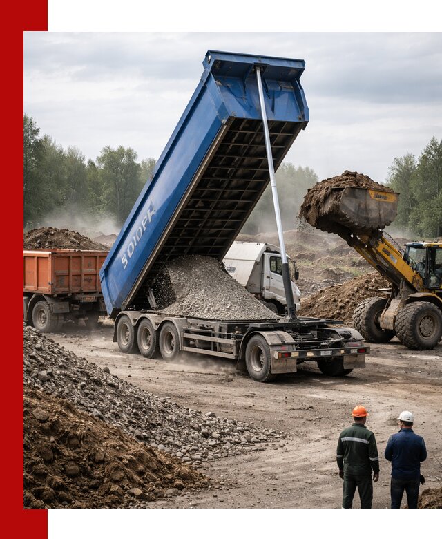 Аренда тонар 40 тонн в Осинниках с доставкой материалов