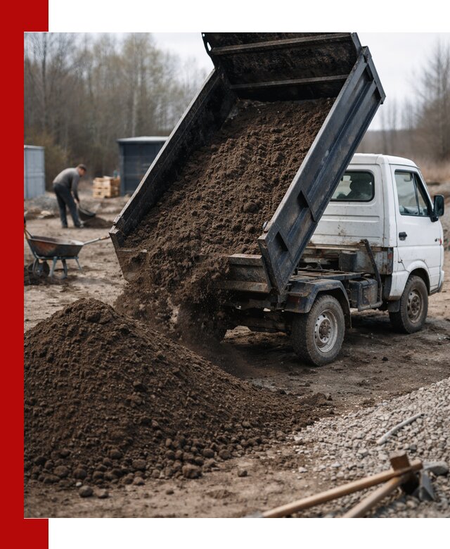 Аренда минисамосвала в Осинниках для доставки сыпучих материалов