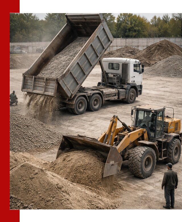 Перевозка сыпучих грузов самосвалами и бортовыми в Осинниках