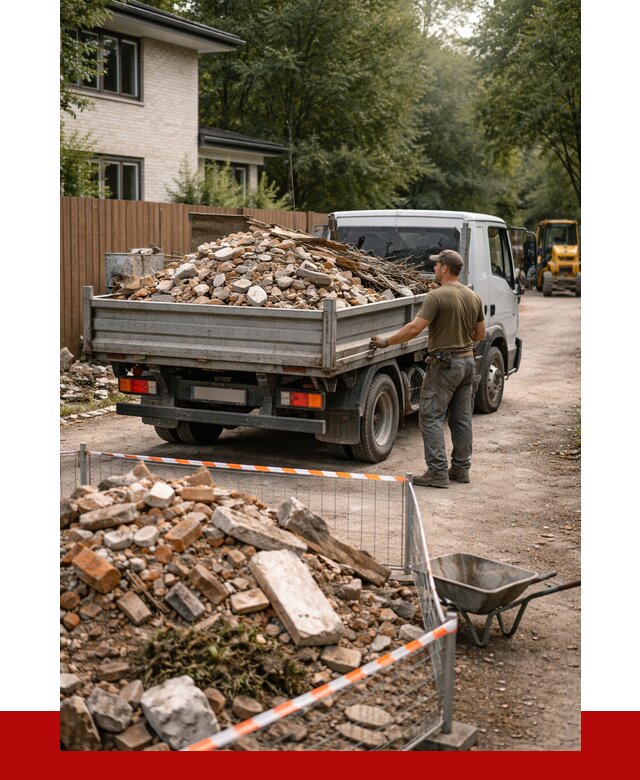 Вывоз строительного мусора с погрузкой в Осинниках от 7688 р | ПРОНЕРУДСнн