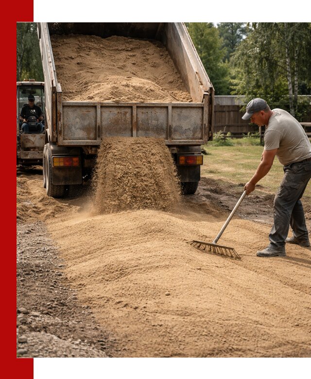 Отсыпка участка песком в Осинниках быстро и качественно