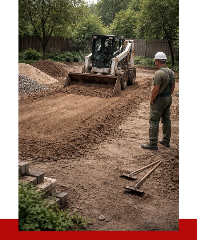 Выравнивание участка под ключ в Осинниках от 3588 р. | ПРОНЕРУДСнн